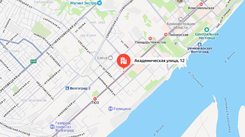 г. Волгоград, ул. Академическая, 12